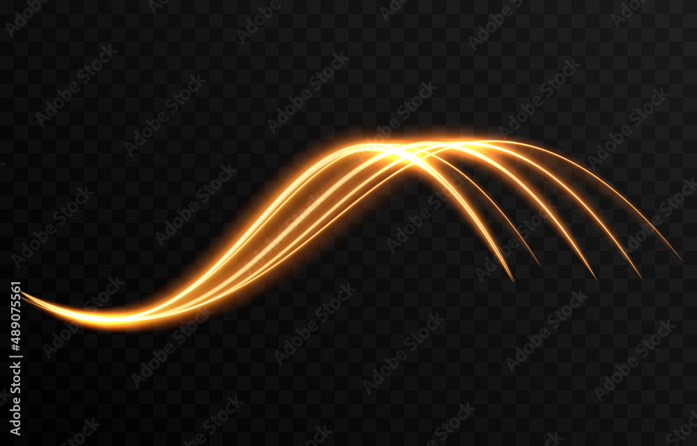 vector-glowing-light-lines-neon-light-light-effect-png-golden-line