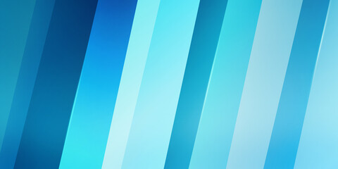 Poster - Cold Colors Abstract Lines Background Wallpaper. Modern and Elegant blue shapes backdrop