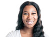© Louis-Paul Photo - Studio portrait of beautiful brunette young dark-skinned woman,