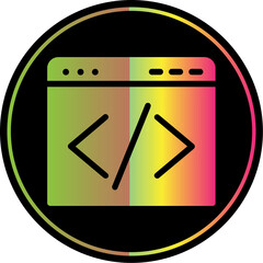 Sticker - code icon