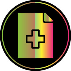 Sticker - File Medical Icon