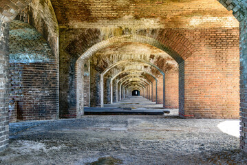 Poster - A closeup of the Dry Tortugas building