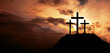 Crucifixion and resurrection