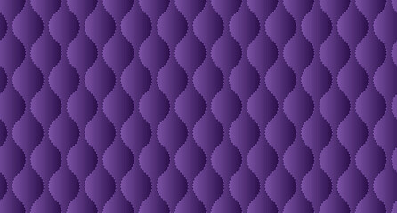 Poster - simple upholstery quilted background. purple leather texture sofa backdrop. vector illustration
