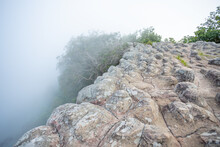 Mist And Rock Viewpoint Of Phu Hin Rong Kla National Park, Phitsanulok Province