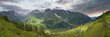 Alpen-Panorama in Österreich im Nationalpark Hohe Tauern an der Großglockner Hochalpenstraße