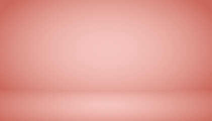 Abstract background. The studio space is empty. With a smooth and soft pink color