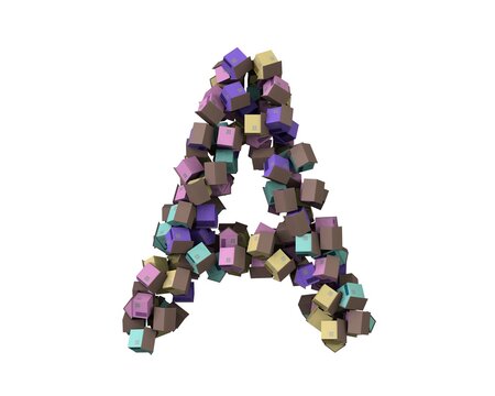 House Themed Font Letter A