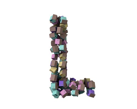 House Themed Font Letter L