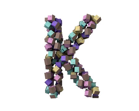 House Themed Font Letter K