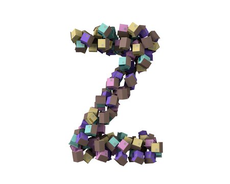 House Themed Font Letter Z