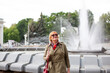 © DariaTrofimova - Elderly russian woman walking in   park.