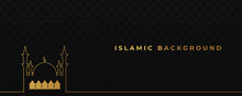 Luxury Of Islamic Background. Good To Use For Ramadan Kareem And Ied Mubarak Theme.