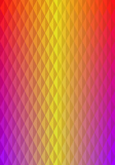 Wall Mural - rhombus geometric pattern with gradient red, pink, yellow. abstract background design for publicatio