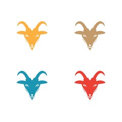 Wall Mural - Goat icon set