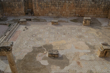 Sticker - Beautiful shot of the Jerash Archeological Zone