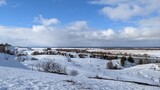Fototapeta  - landscape with snow
