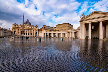 Sticker - panorama eternal city of Rome in Italy