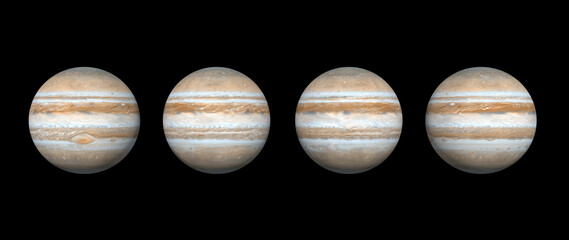 realistic and detailed jupiter
