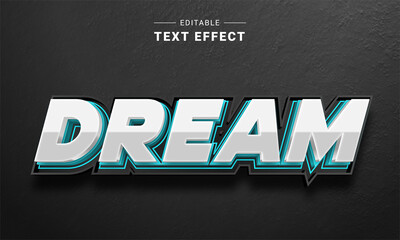Wall Mural - Editable Text Effect Mockup. Vector Graphic Style