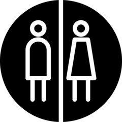 Sticker - Restroom Icon