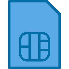 Sticker - Sim Card Icon