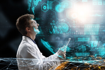 Wall Mural - innovative technologies in science and medicine