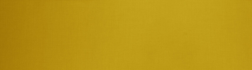 Poster - Yellow mustard natural cotton linen fabric textile texture background banner panorama