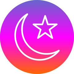 Poster - Star And Crescent Icon