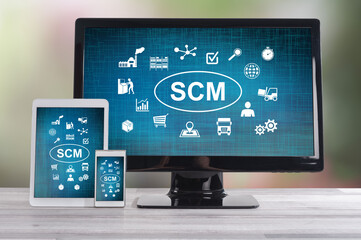 Poster - Scm concept on different devices