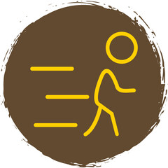 Sticker - Running Icon