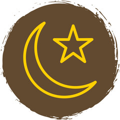 Poster - Star And Crescent Icon