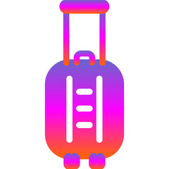 Wall Mural - Suitcase Rolling Icon