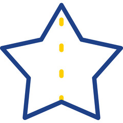 Poster - Star Half Icon