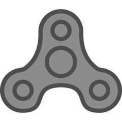 Poster - fidget spinner icon