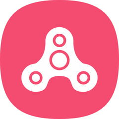 Poster - fidget spinner icon