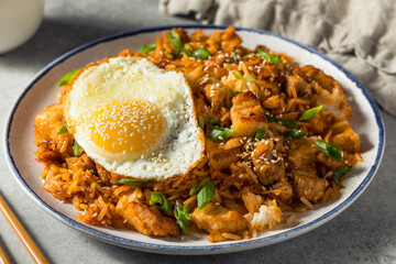 Poster - Homemade Pork Belly Kimchi Fried Rice