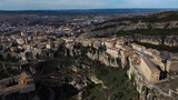 Fototapeta Fototapety do pokoju - krajobraz widok góry budynki architektura cuenca hiszpania