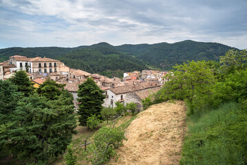 Wall Mural - San Giovanni in Fiore, Cosenza district, Calabria, Italy, Europe, view of the historic center