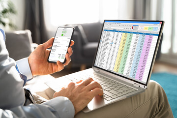 Poster - Digital Electronic Bill And Accountant E Invoice