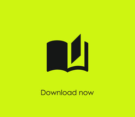 Poster - E-book vector icon. Editable stroke. Symbol in Line Art Style for Design, Presentation, Website or Apps Elements, Logo. Pixel vector graphics - Vector