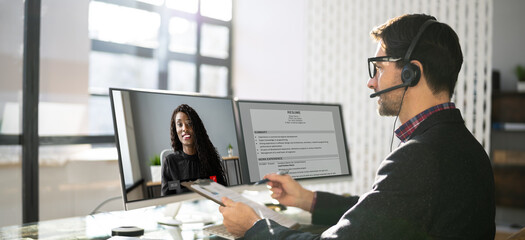 Poster - Virtual Job Interview Webcast