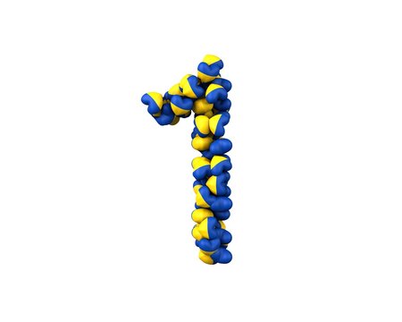 Ukraine Heart Themed Font Number 1
