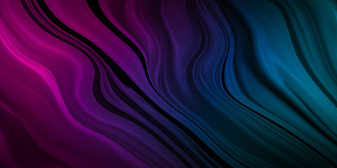 Wall Mural - Abstract colorful gradient light fluid wavy dynamic isolated on black background in concept modern, technology