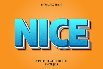 Poster - Nice editable text effect cartoon style