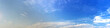 © tanarch - Panorama sky with beautiful cloud on a sunny day. Panoramic high resolution image.
