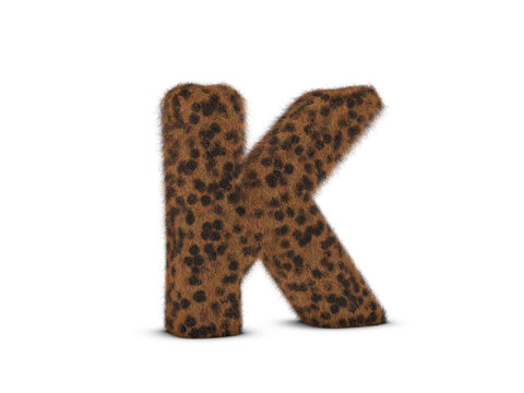 Fur letter K