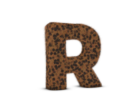 Fur letter R