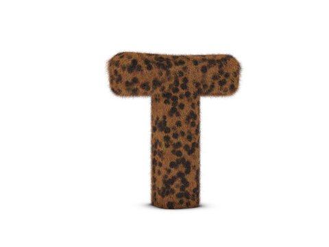 Fur letter T