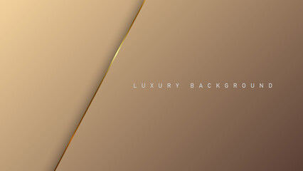 Rose luxury background with gold elements, paper concept design